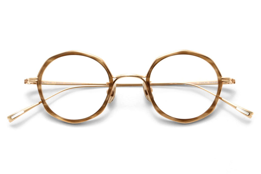 Yuichi Toyama - F. Brandt (U-135) Eyeglasses Beige Sasa/Rose Gold