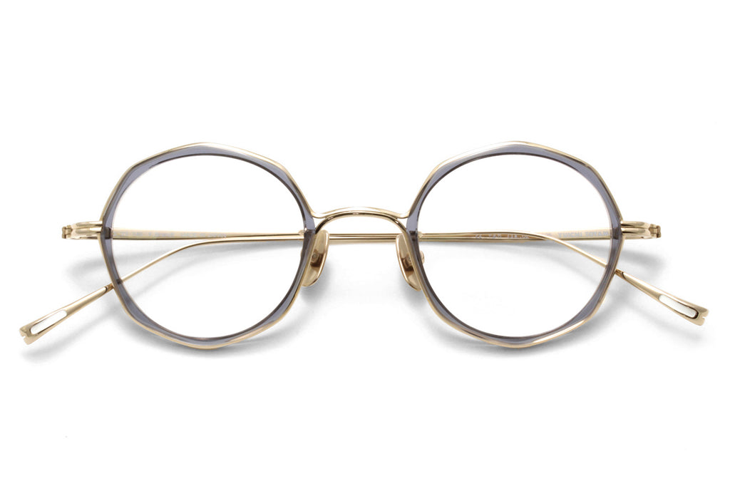 Yuichi Toyama - F. Brandt (U-135) Eyeglasses Clear Gray/White Gold