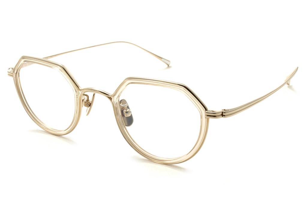 Yuichi Toyama - F. Ludwig (U-136) Eyeglasses Clear Brown/White Gold