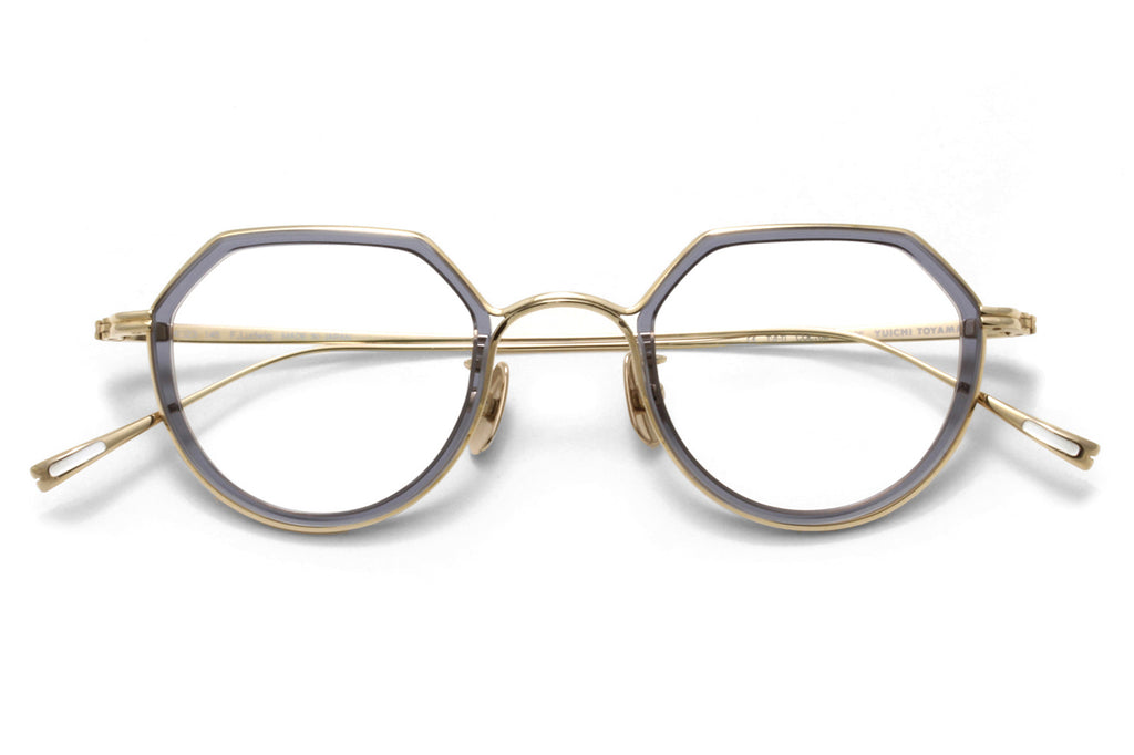 Yuichi Toyama - F. Ludwig (U-136) Eyeglasses Clear Gray/White Gold