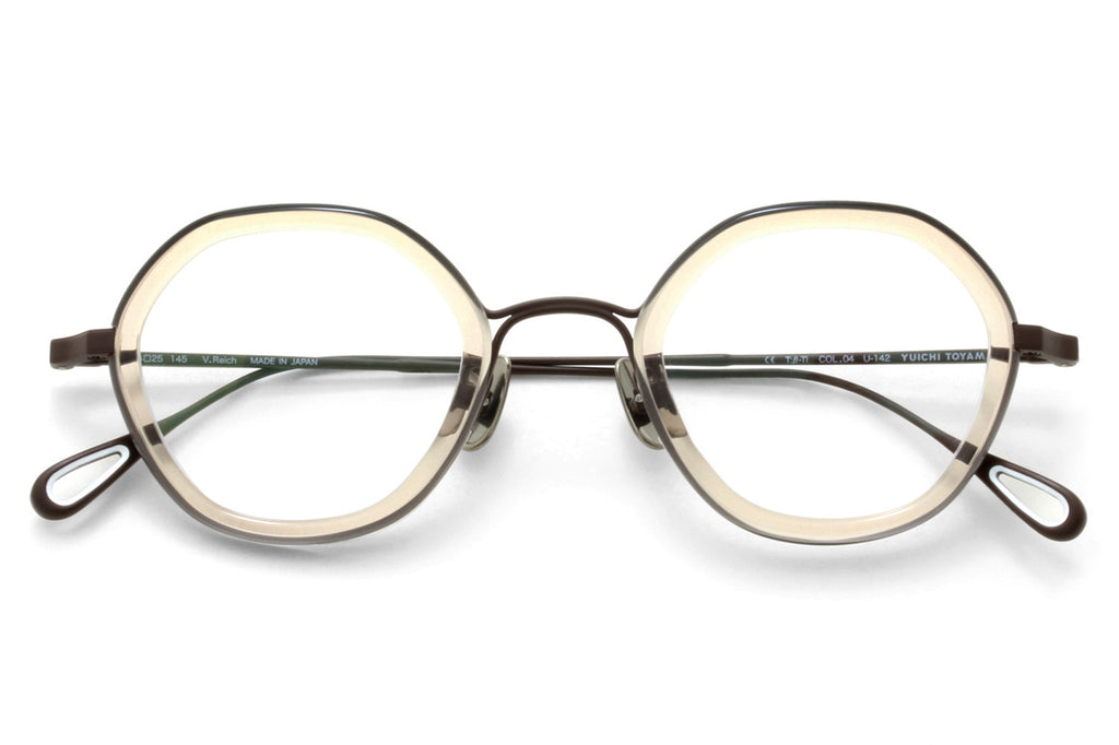 Yuichi Toyama - V. Reich (U-142) Eyeglasses Brown Matte/Clear Mocha