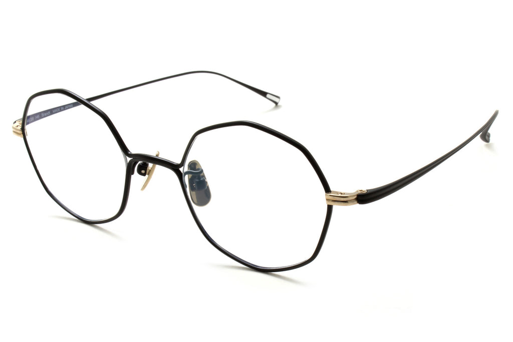 Yuichi Toyama - Brandt (U-147) Eyeglasses Black/White Gold