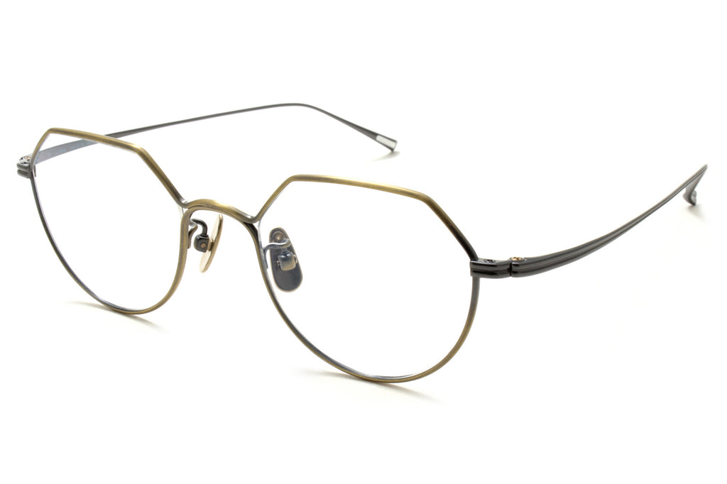 Yuichi Toyama - Ludwig (U-148) Eyeglasses Antique Gold/Metal Gray