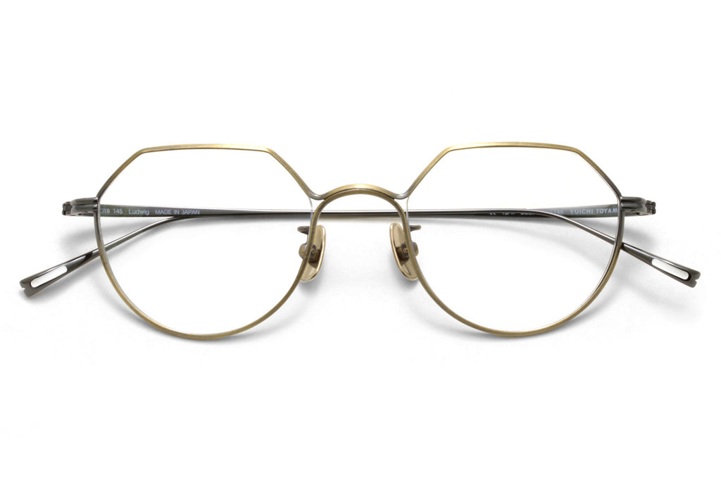 Yuichi Toyama - Ludwig (U-148) Eyeglasses Antique Gold/Metal Gray