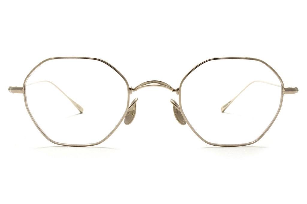 Yuichi Toyama - Hakkaku (UD-143) Eyeglasses Light White Gold