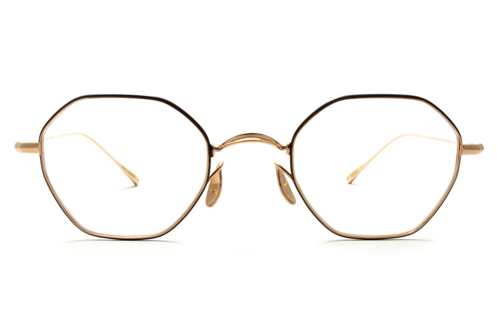 Yuichi Toyama - Hakkaku (UD-143) Eyeglasses Rose Gold/Red Brown