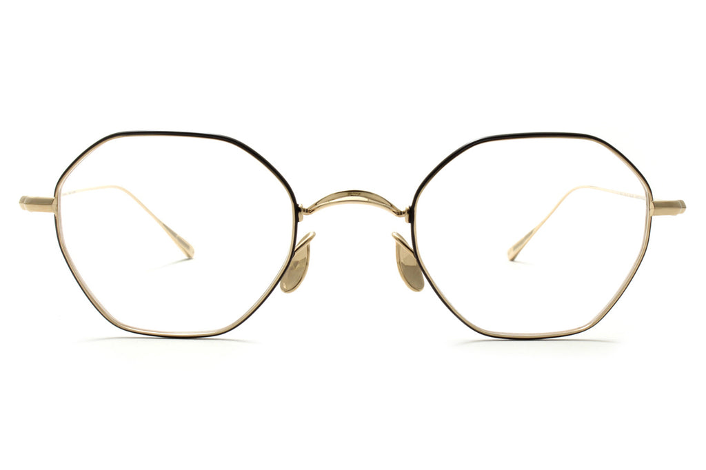 Yuichi Toyama - Hakkaku (UD-143) Eyeglasses White Gold/Black