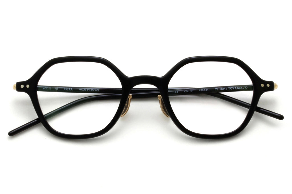 Yuichi Toyama - Igeta (UD-144) Eyeglasses Black/Gold