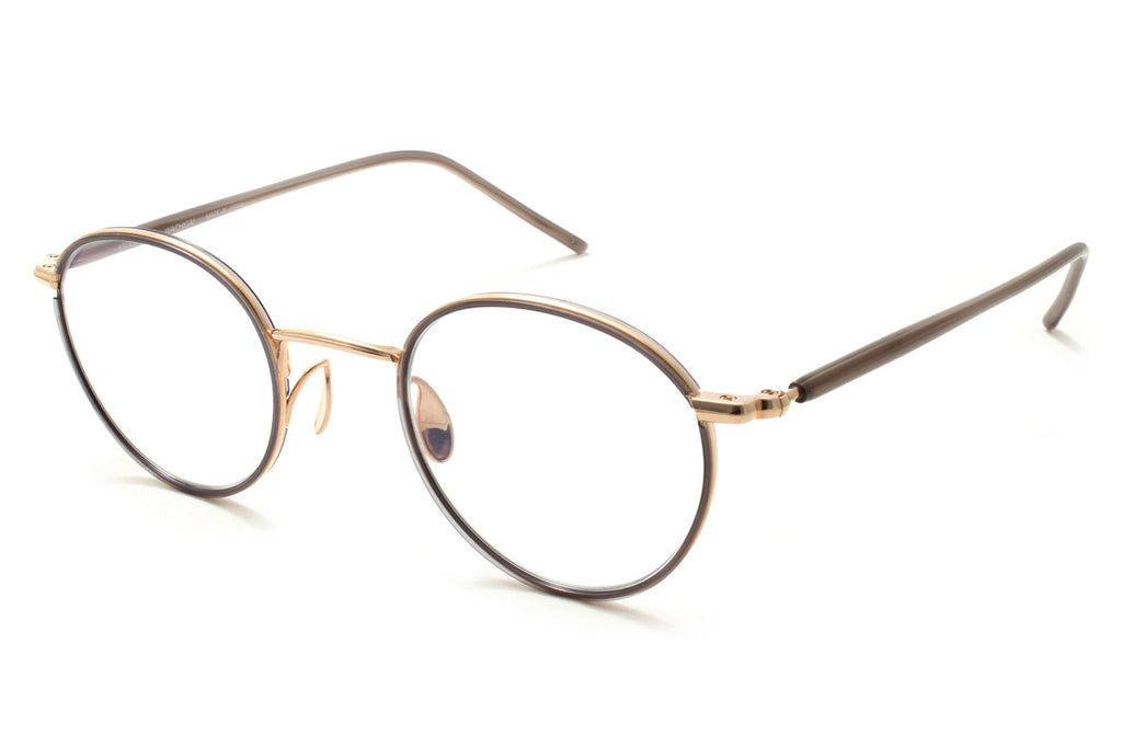Yuichi Toyama - Wachigai (UD-149) Eyeglasses Rose Gold/Charcoal Gray