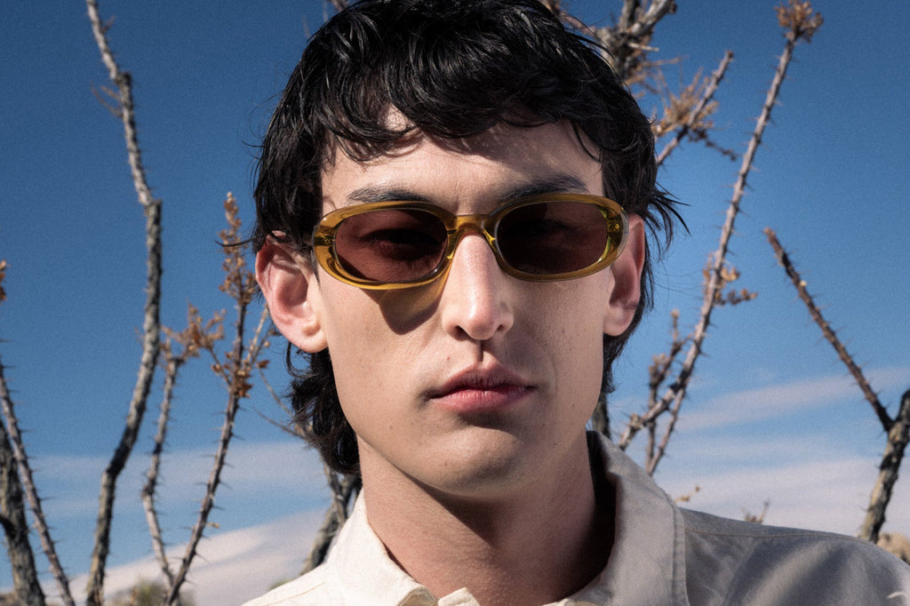 AKILA® Eyewear - Blossom Sunglasses Yelllow w/ Purple Lenses