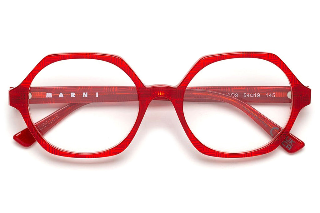 Marni® - Nabaro Eyeglasses Red Comb