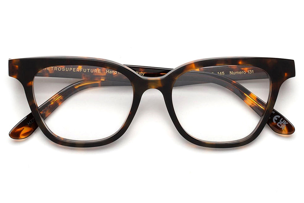 Retro Super Future® - Numero 131 Eyeglasses Burnt Havana
