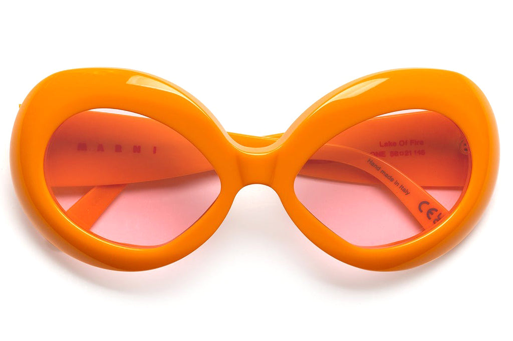 Marni® - Lake of Fire Sunglasses Orange