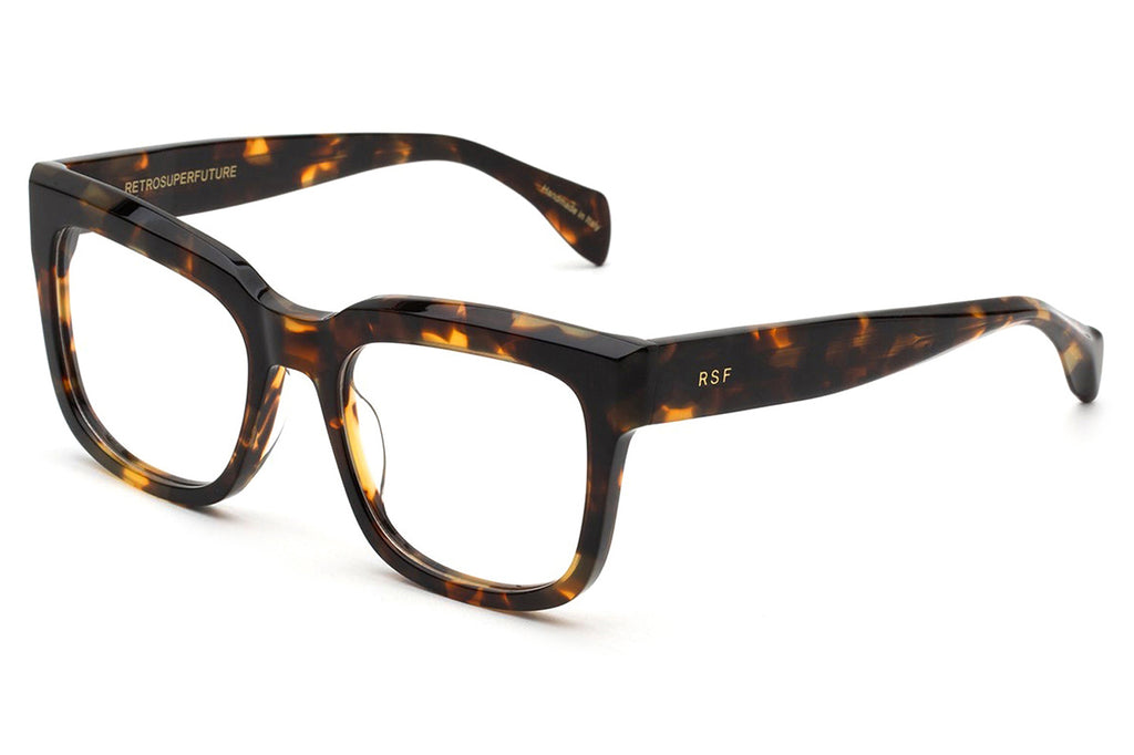 Retro Super Future® - Numero 136 Eyeglasses Burnt Havana