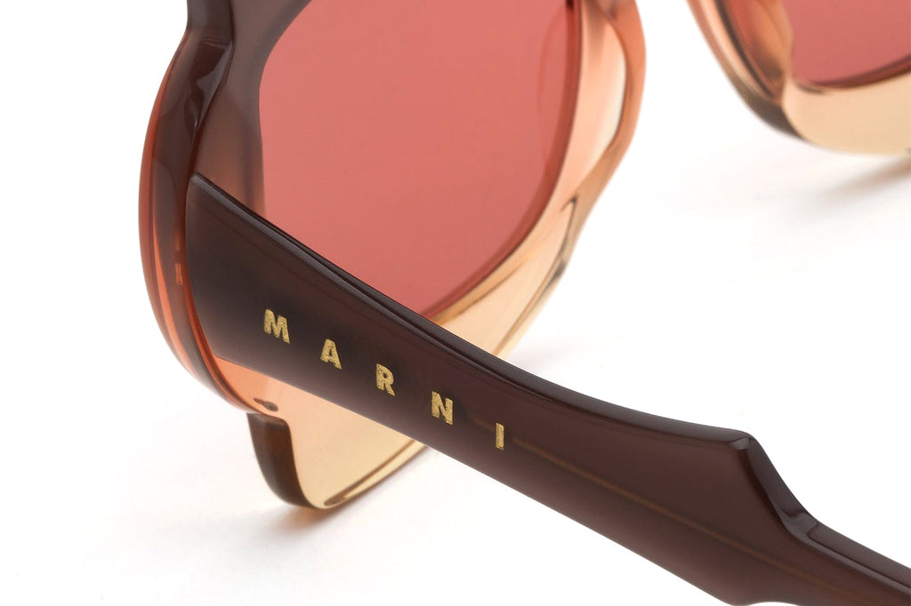 Marni® - Monumental Gate Sunglasses Brown Fade