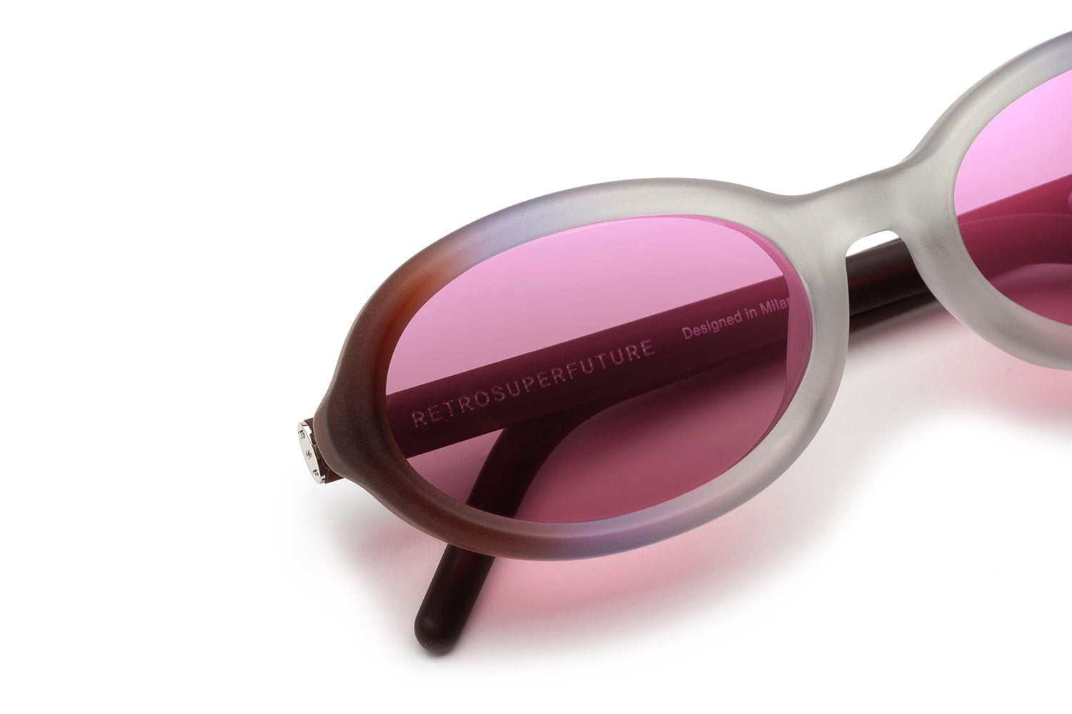 Retro Super Future® - Cherry | Oval Acetate Sunglasses