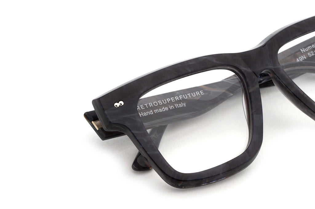 Retro Super Future® - Numero 116 Eyeglasses Marmo Nero