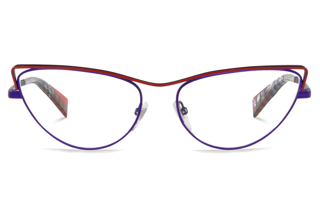 Alain Mikli - Devore (A02038) Eyeglasses Violet/Blue Purple Fishnet