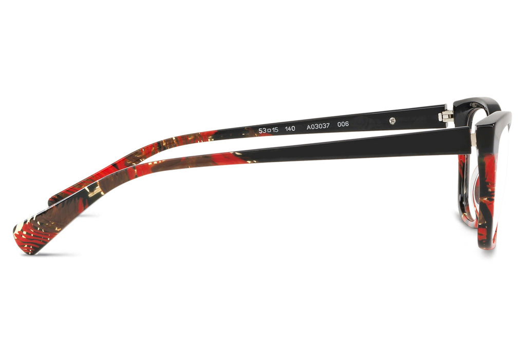 Alain Mikli - A03037 Eyeglasses Noir Mikli/Palmier Rouge
