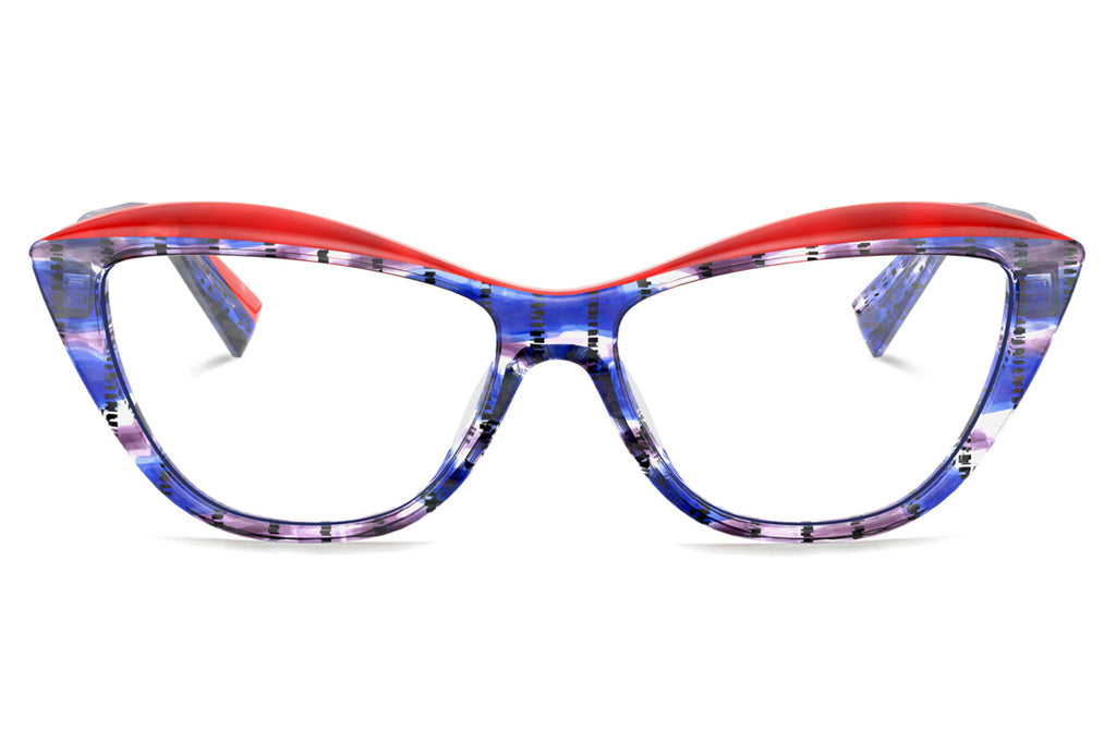 Alain Mikli - Cataline (A03117) Eyeglasses Blue Purple Fishnet/Rouge Mikli