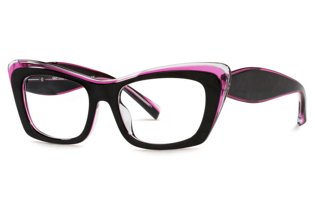 Alain Mikli - Sarette (A03119) Eyeglasses Noir Mikli/Neon Pink/Crystal