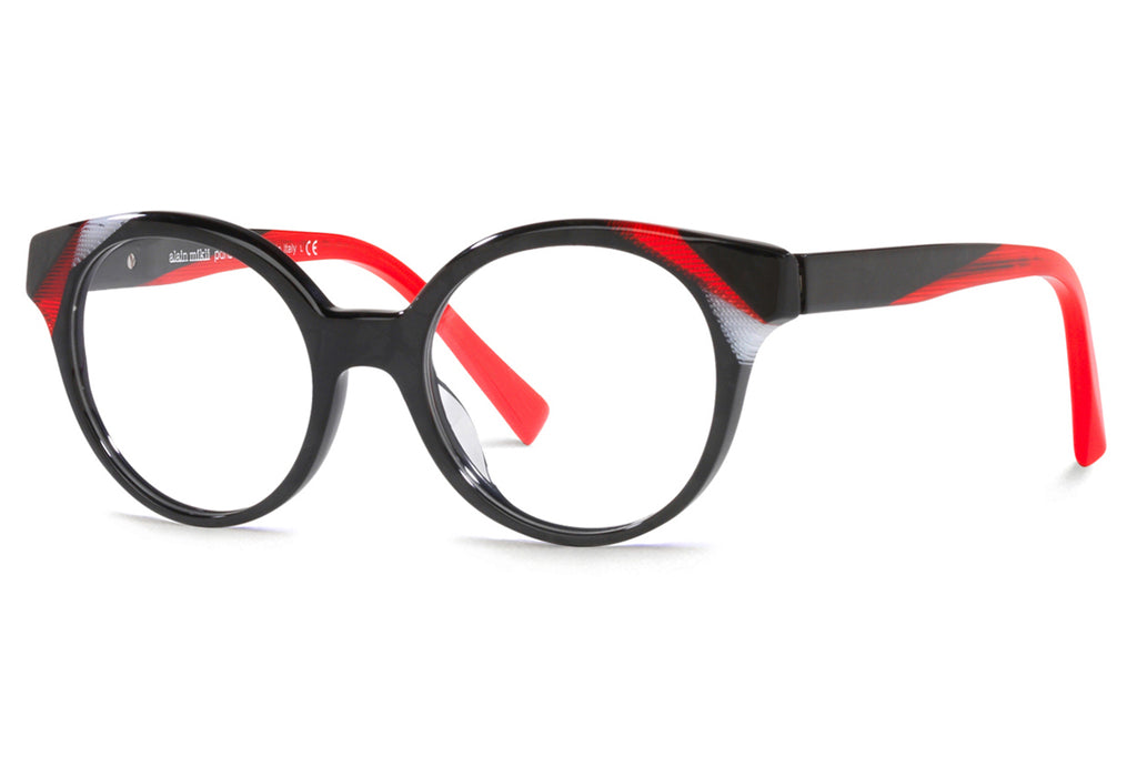 Alain Mikli - Savoie (A03143) Eyeglasses Black Mikli/Red/Pontille White