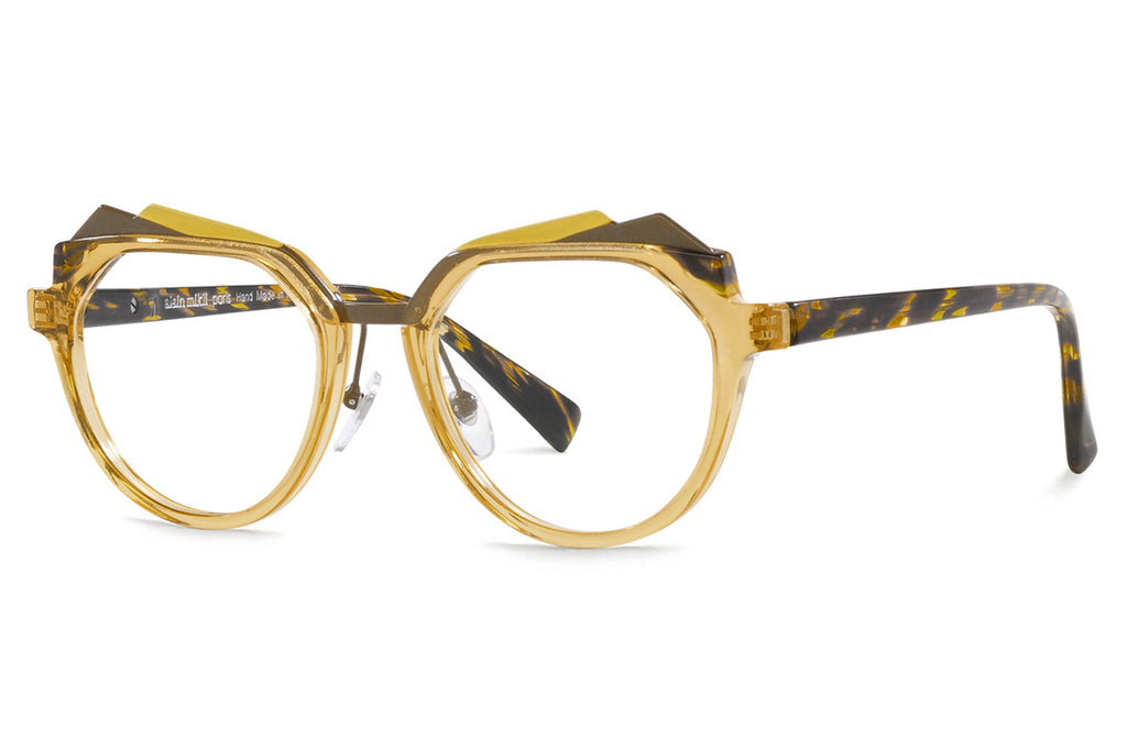 Alain Mikli - Bellevista (A03144) Eyeglasses Savane Yellow/Brown/Mustard