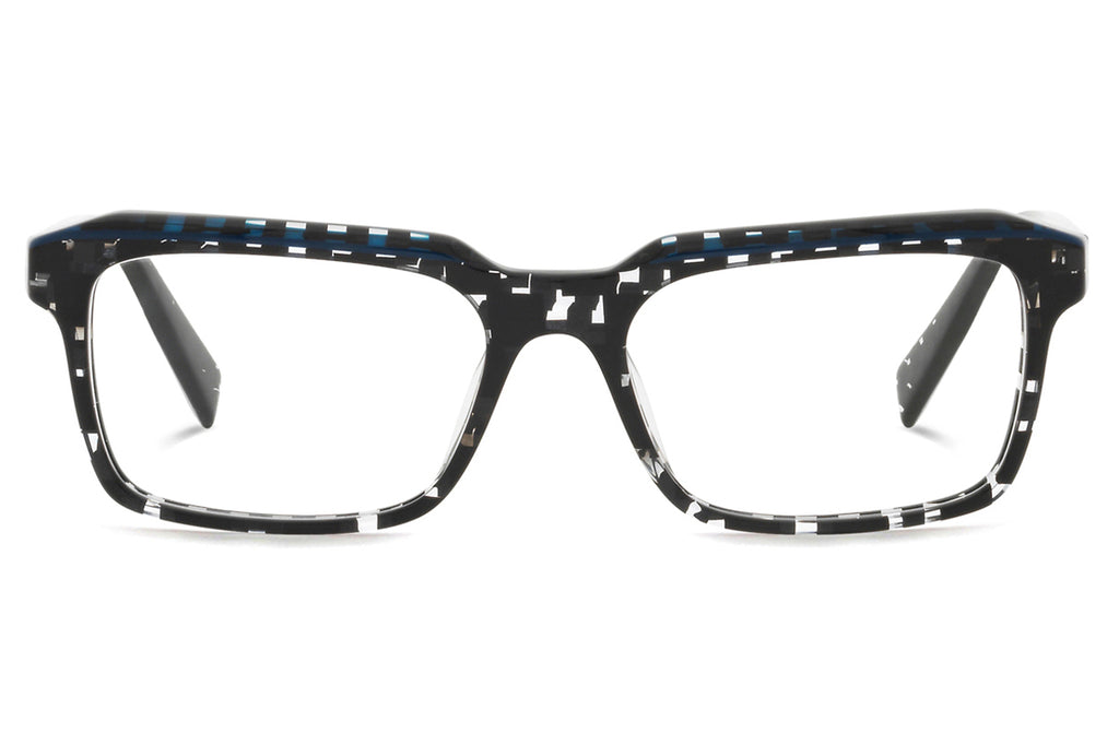 Alain Mikli - A03168 Eyeglasses Black Crystal Damier/Blue