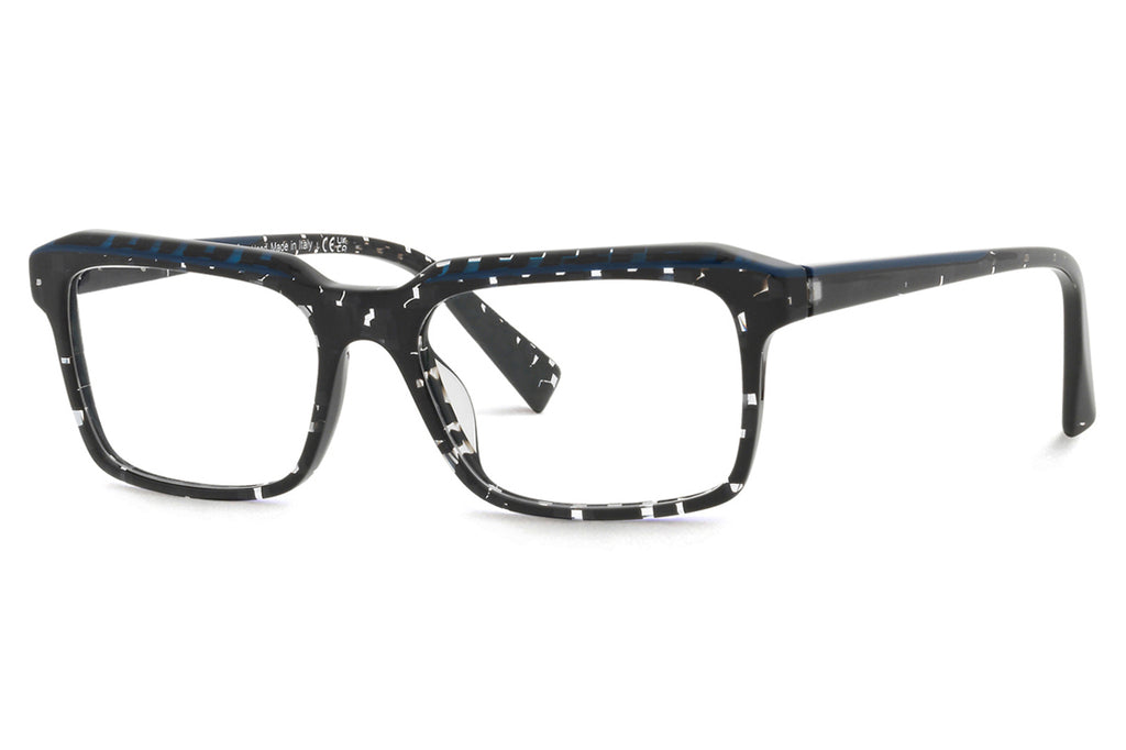 Alain Mikli - A03168 Eyeglasses Black Crystal Damier/Blue