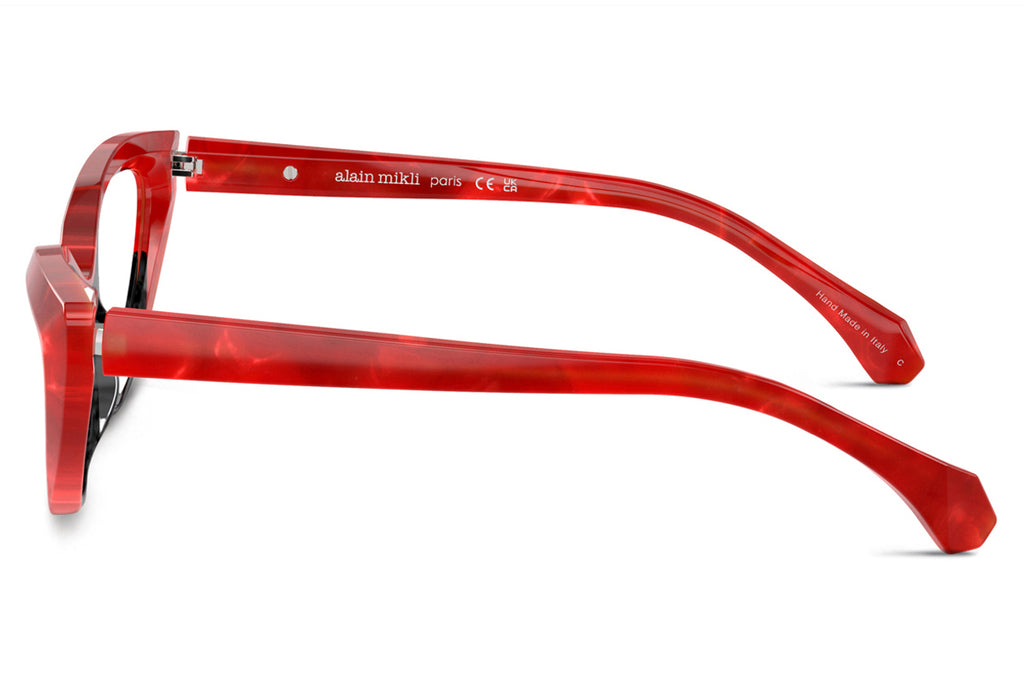 Alain Mikli - A03503 Eyeglasses Noir Nacre/Rouge Nacre