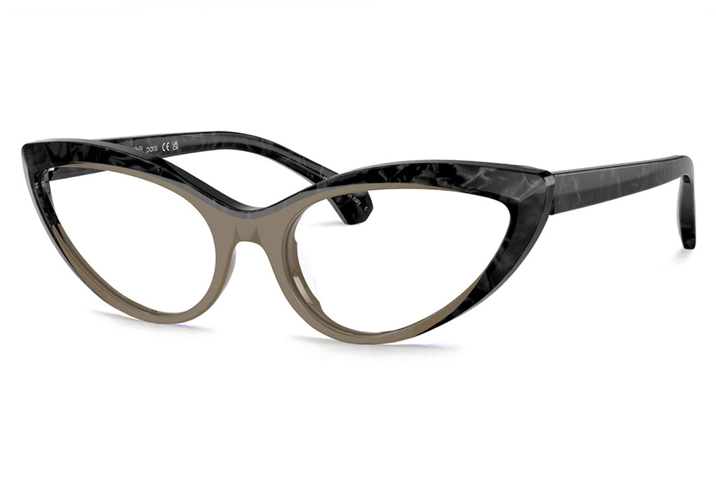 Alain Mikli - A03503 Eyeglasses Khaki Green/Noir Nacre