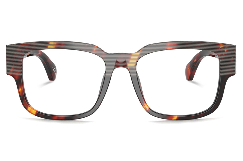 Alain Mikli - A03504M Eyeglasses Striped Brown Havana