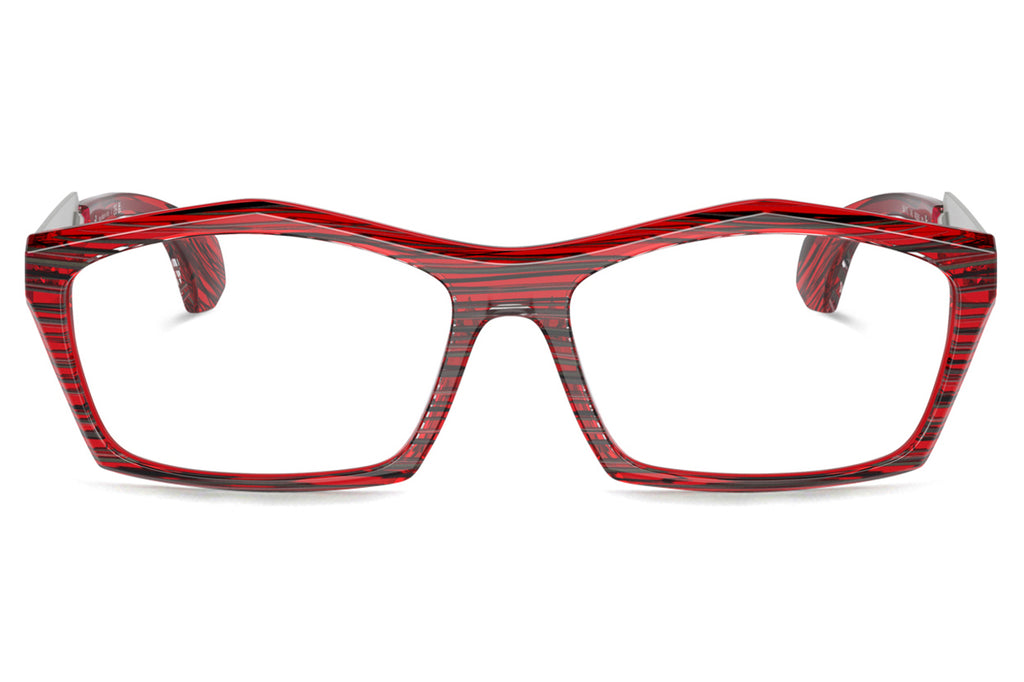 Alain Mikli - A03505 Eyeglasses Striped Red Brown Orange