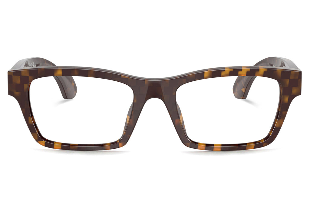 Alain Mikli - A03515 Eyeglasses New Damier Bourdeaux/Yellow