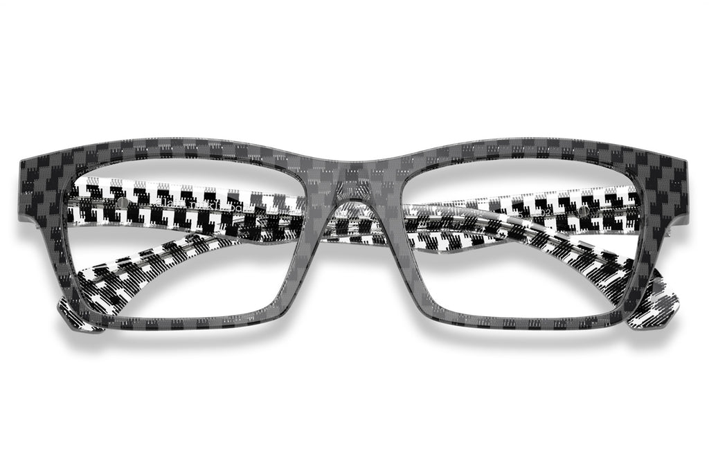 Alain Mikli - A03515 Eyeglasses New Damier Black White