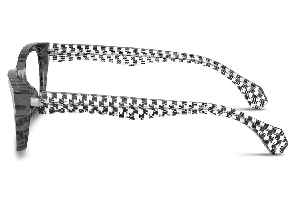 Alain Mikli - A03515 Eyeglasses New Damier Black White