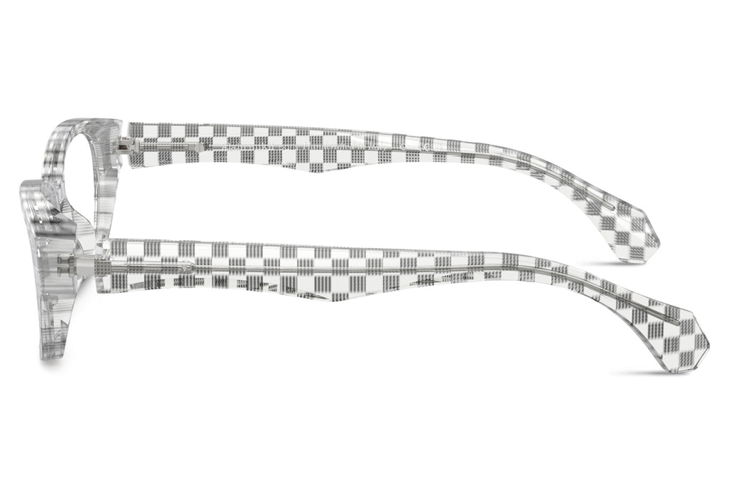 Alain Mikli - A03516 Eyeglasses New Damier Black Transparent