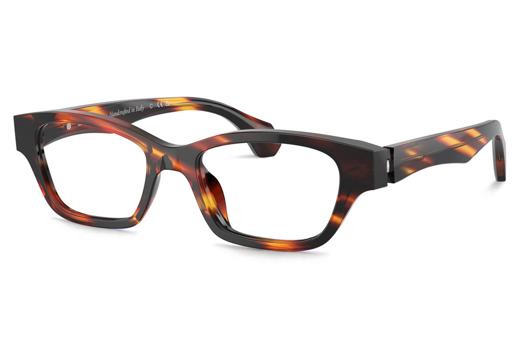 Alain Mikli - A03516 Eyeglasses Striped Havana Brown Yellow
