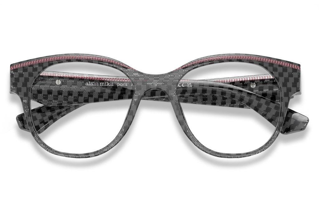 Alain Mikli - A03520 Eyeglasses Damier Black Grey/Pointillee Pink