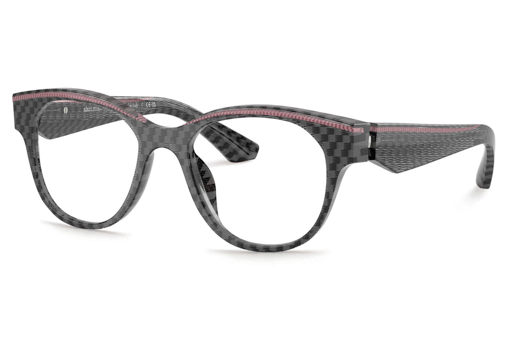 Alain Mikli - A03520 Eyeglasses Damier Black Grey/Pointillee Pink