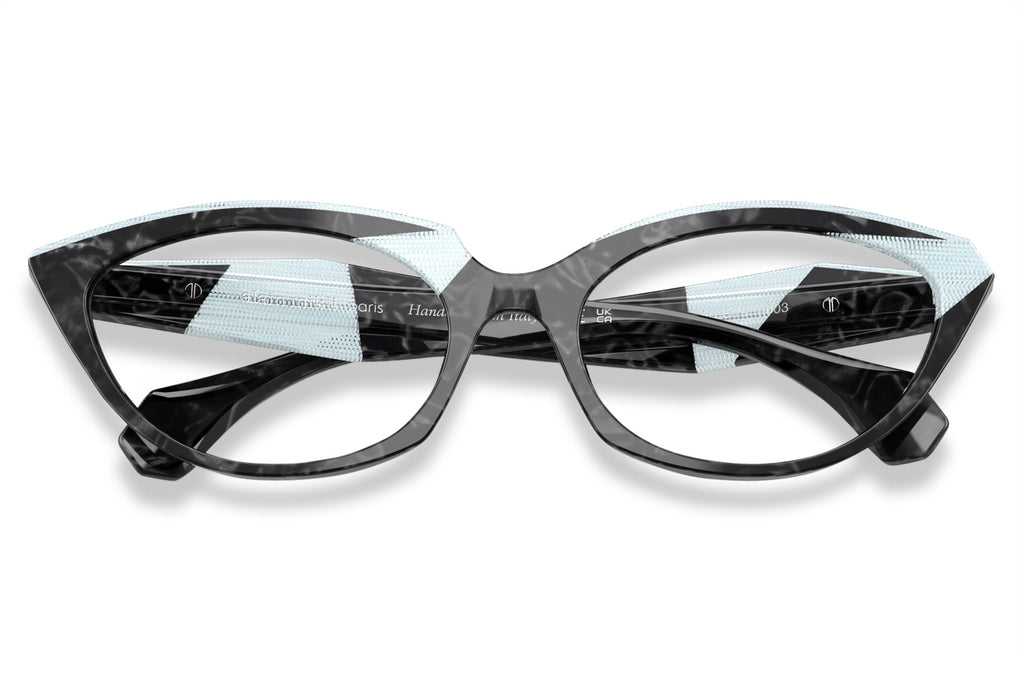 Alain Mikli - A03529 Eyeglasses Noir Nacree/Pointillee White