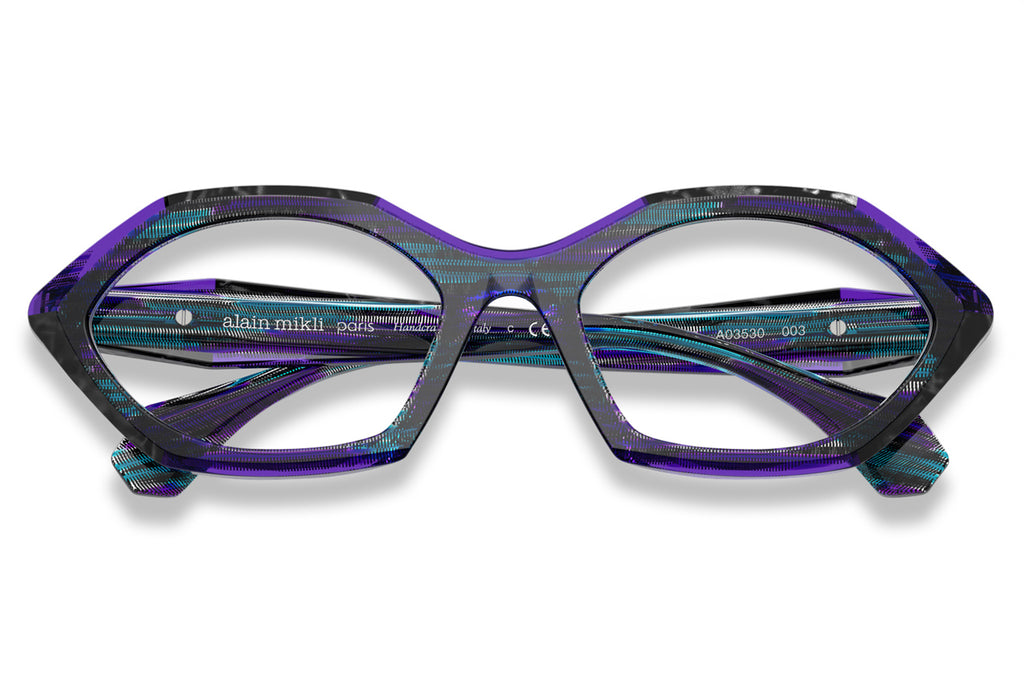 Alain Mikli - A03530 Eyeglasses Cyberpunk/Purple/Noir Nacre