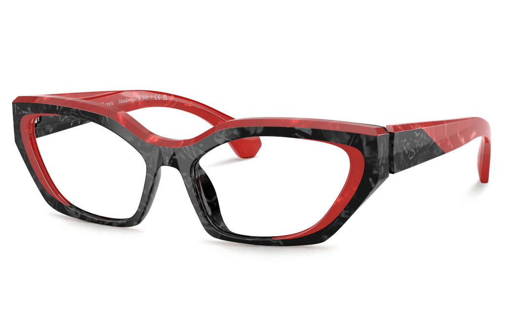 Alain Mikli - A03531 Eyeglasses Noir Nacre/Rouge Nacre