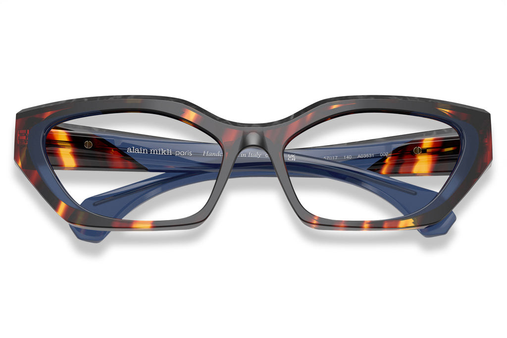 Alain Mikli - A03531 Eyeglasses Havana/Blue/Noir Nacre
