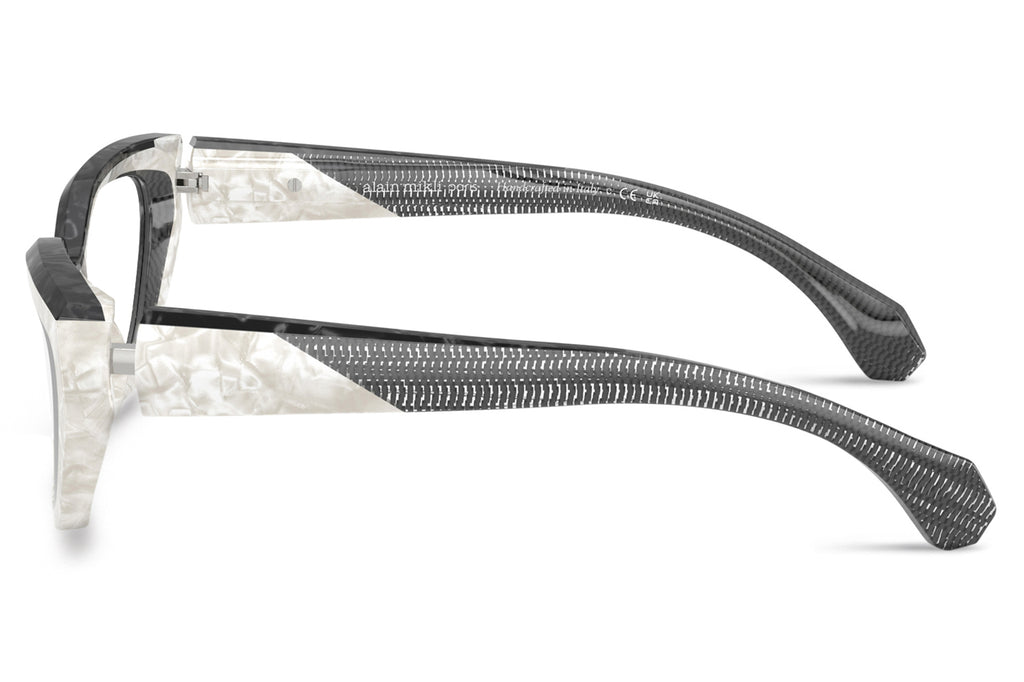 Alain Mikli - A03531 Eyeglasses White Nacre/Pointillee Grey/Noir Nacre