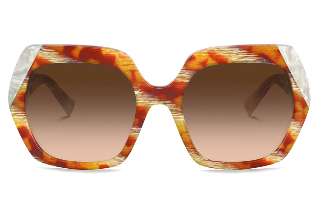 Alain Mikli - Evanne (A05054) Sunglasses Tortoise Horn Yellow/White