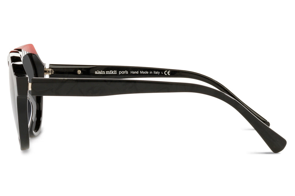 Alain Mikli - Alete (A05067) Sunglasses Noir Mikli/Black White Damier/Rouge