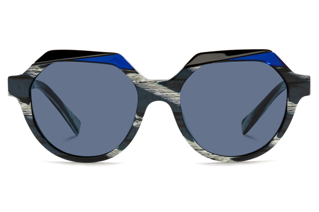 Alain Mikli - Alete (A05067) Sunglasses Metallic Blue Horn/Blue