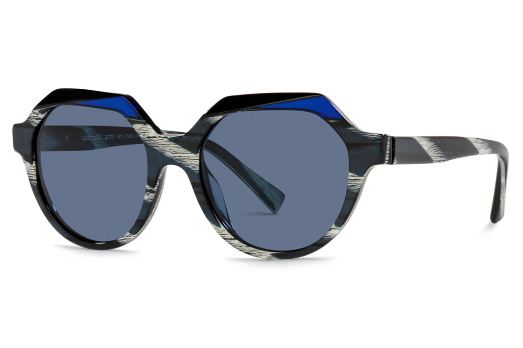 Alain Mikli - Alete (A05067) Sunglasses Metallic Blue Horn/Blue