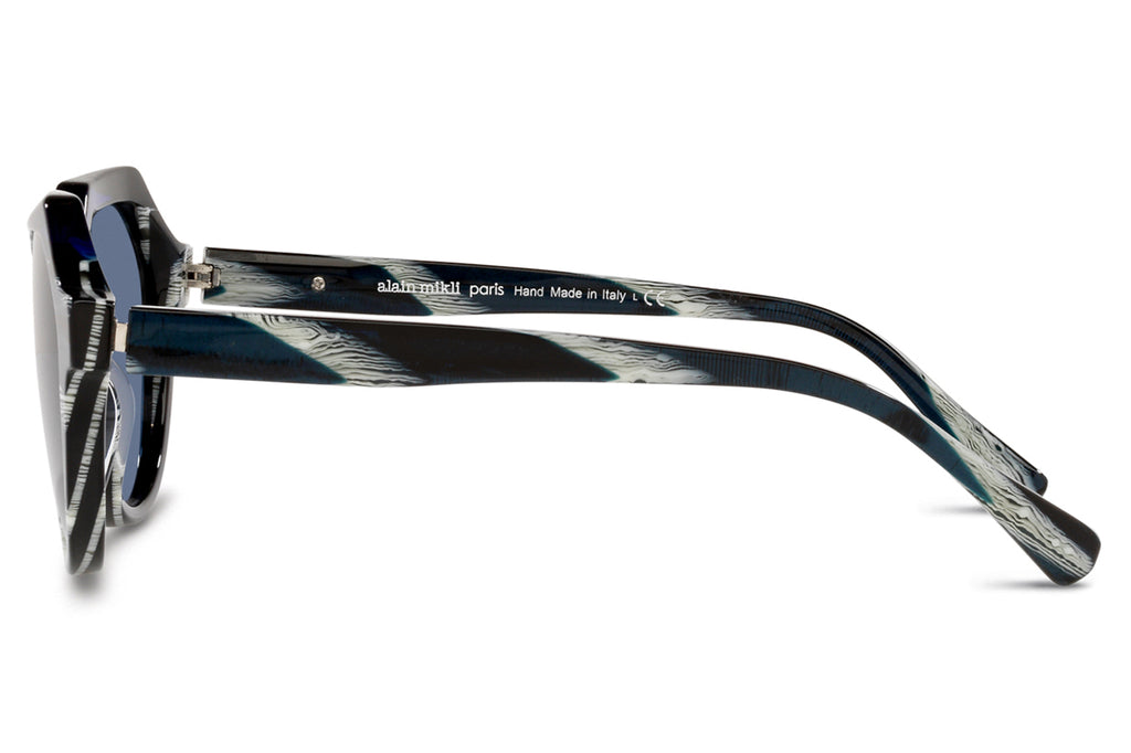 Alain Mikli - Alete (A05067) Sunglasses Metallic Blue Horn/Blue